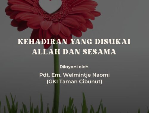 Selamat melaksanakan ibadah minggu di GKI Kelapa Cengkir. Untuk membantu Anda, berikut Liturgi Minggu 29 Desember 2024