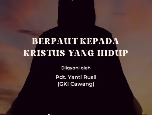 Selamat melaksanakan ibadah minggu di GKI Kelapa Cengkir. Untuk membantu Anda, berikut Liturgi Paskah II 27 April 2025