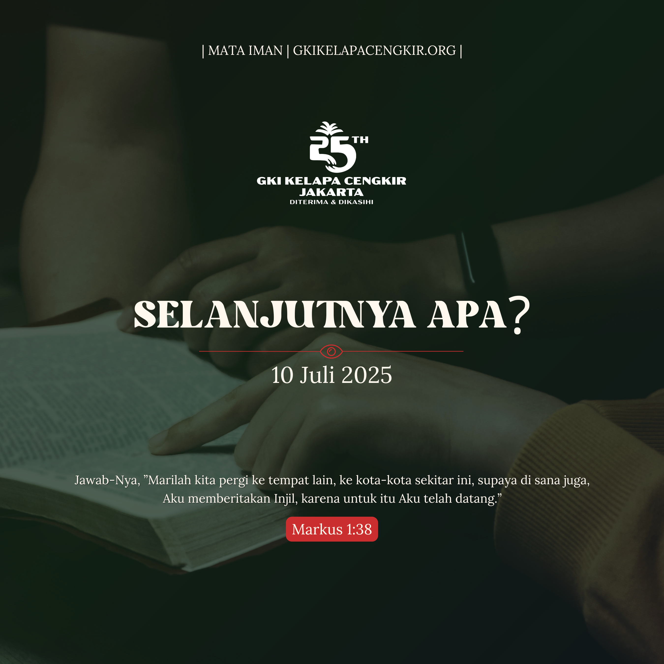 Mata Iman #1929: Selanjutnya Apa?