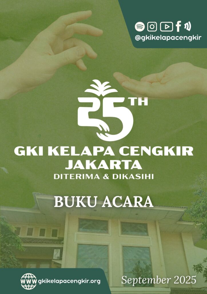 Buku Acara HUT ke-25 GKI Kelapa Cengkir