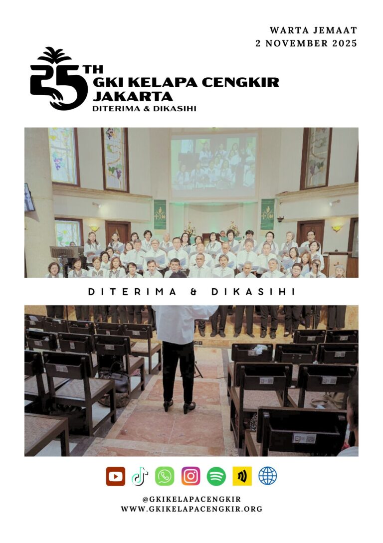 Warta Jemaat GKI Kelapa Cengkir – 2 November 2025