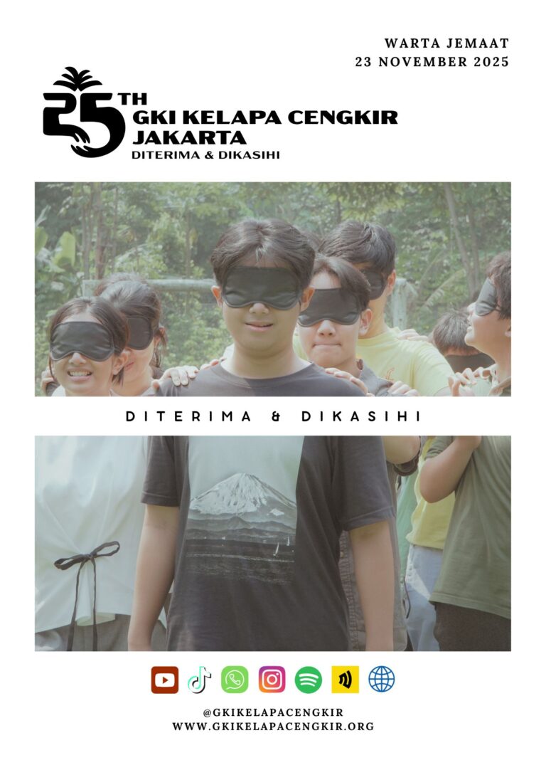 Warta Jemaat GKI Kelapa Cengkir – 23 November 2025