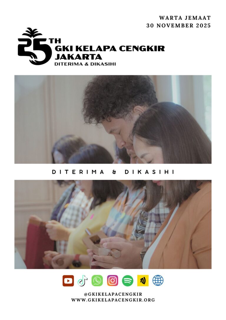 Warta Jemaat GKI Kelapa Cengkir – 30 November 2025