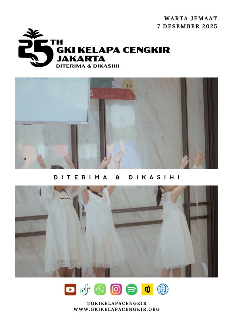 Warta Jemaat GKI Kelapa Cengkir – 7 Desember 2025