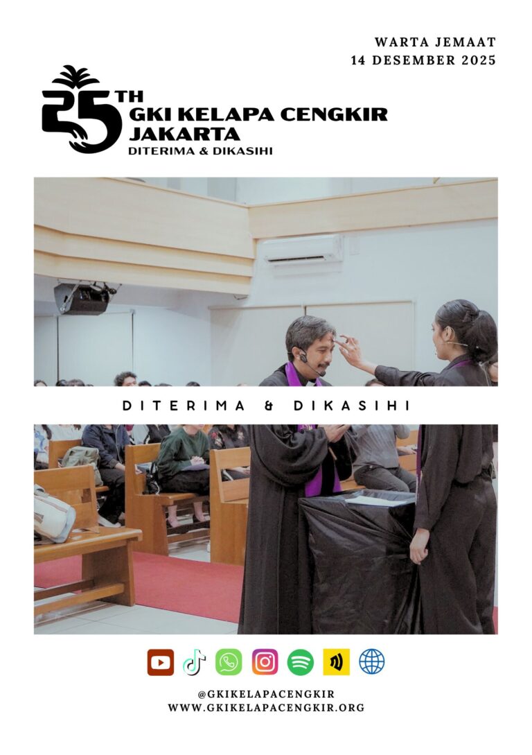 Warta Jemaat GKI Kelapa Cengkir – 14 Desember 2025