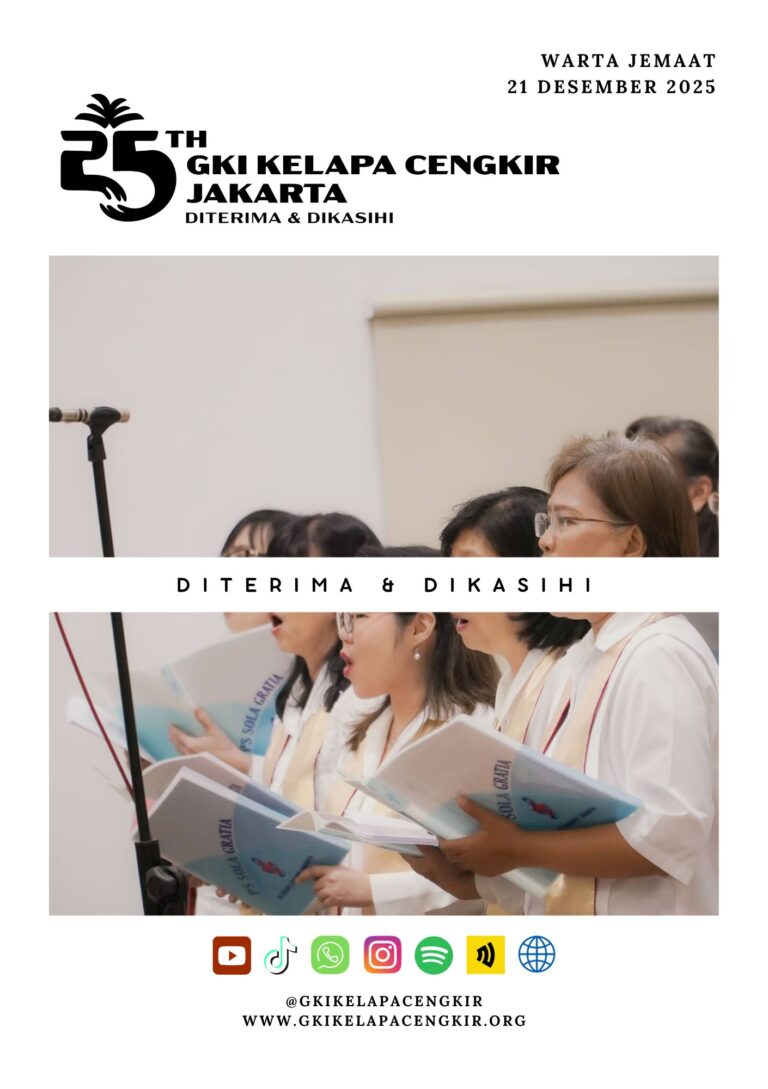 Warta Jemaat GKI Kelapa Cengkir – 21 Desember 2025