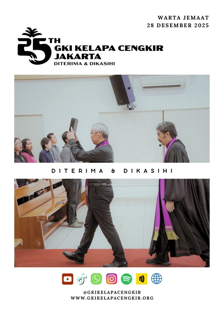 Warta Jemaat GKI Kelapa Cengkir – 28 Desember 2025