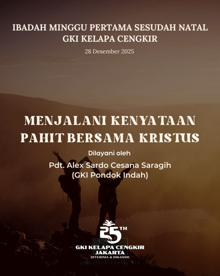 Liturgi Minggu 28 Desember 2025