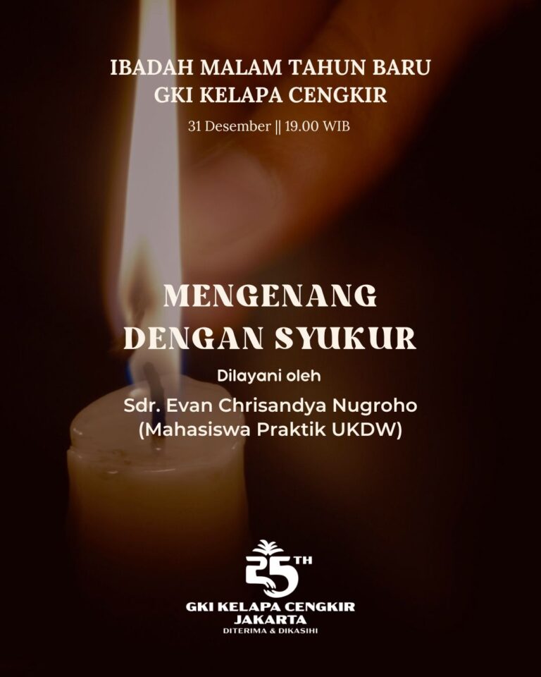Liturgi Tutup Tahun 31 Desember 2025