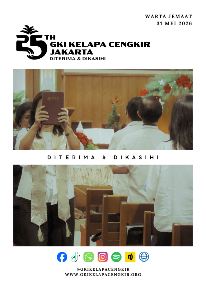 Warta Jemaat GKI Kelapa Cengkir – 31 Mei 2026