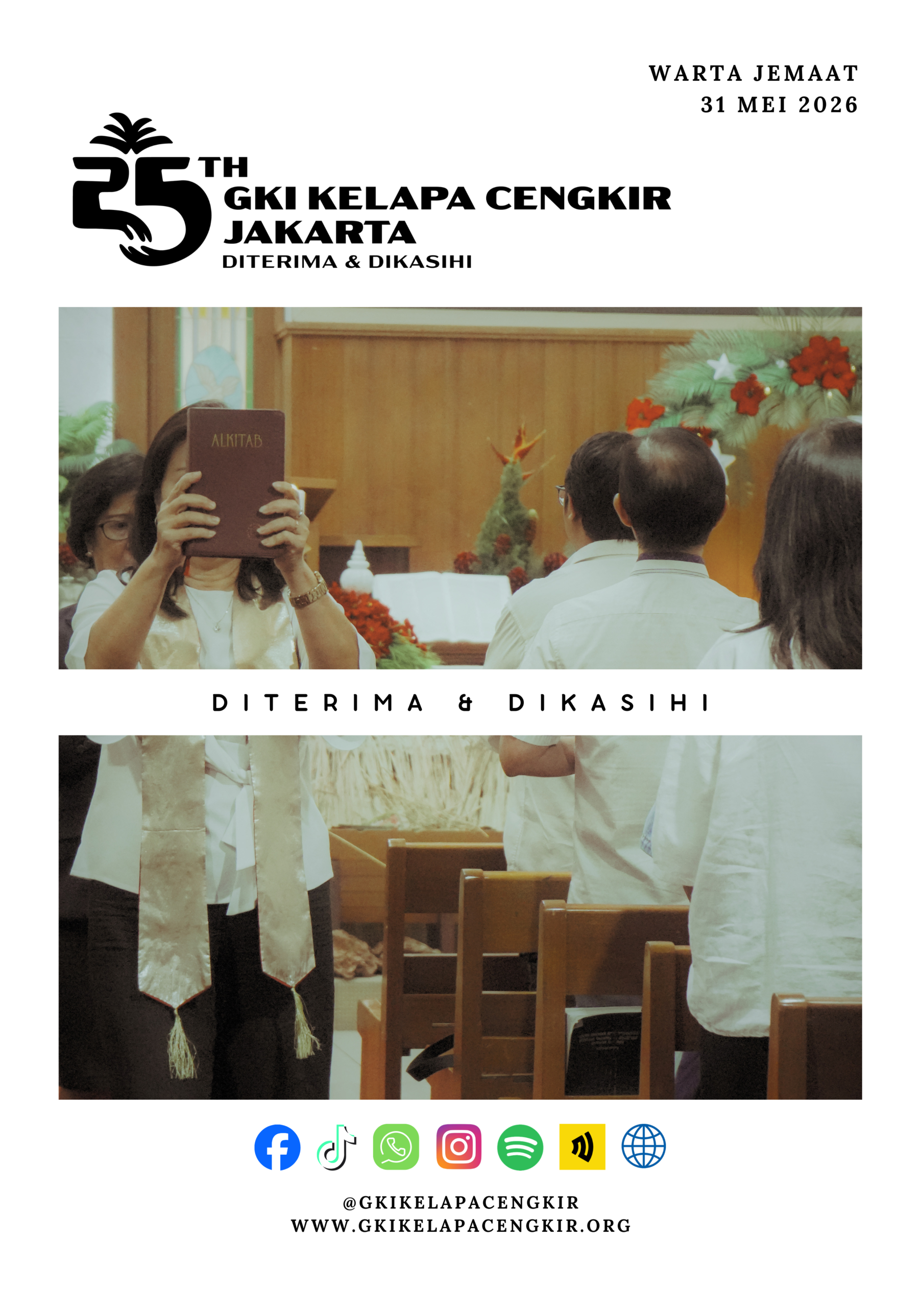 Warta Jemaat GKI Kelapa Cengkir – 31 Mei 2026
