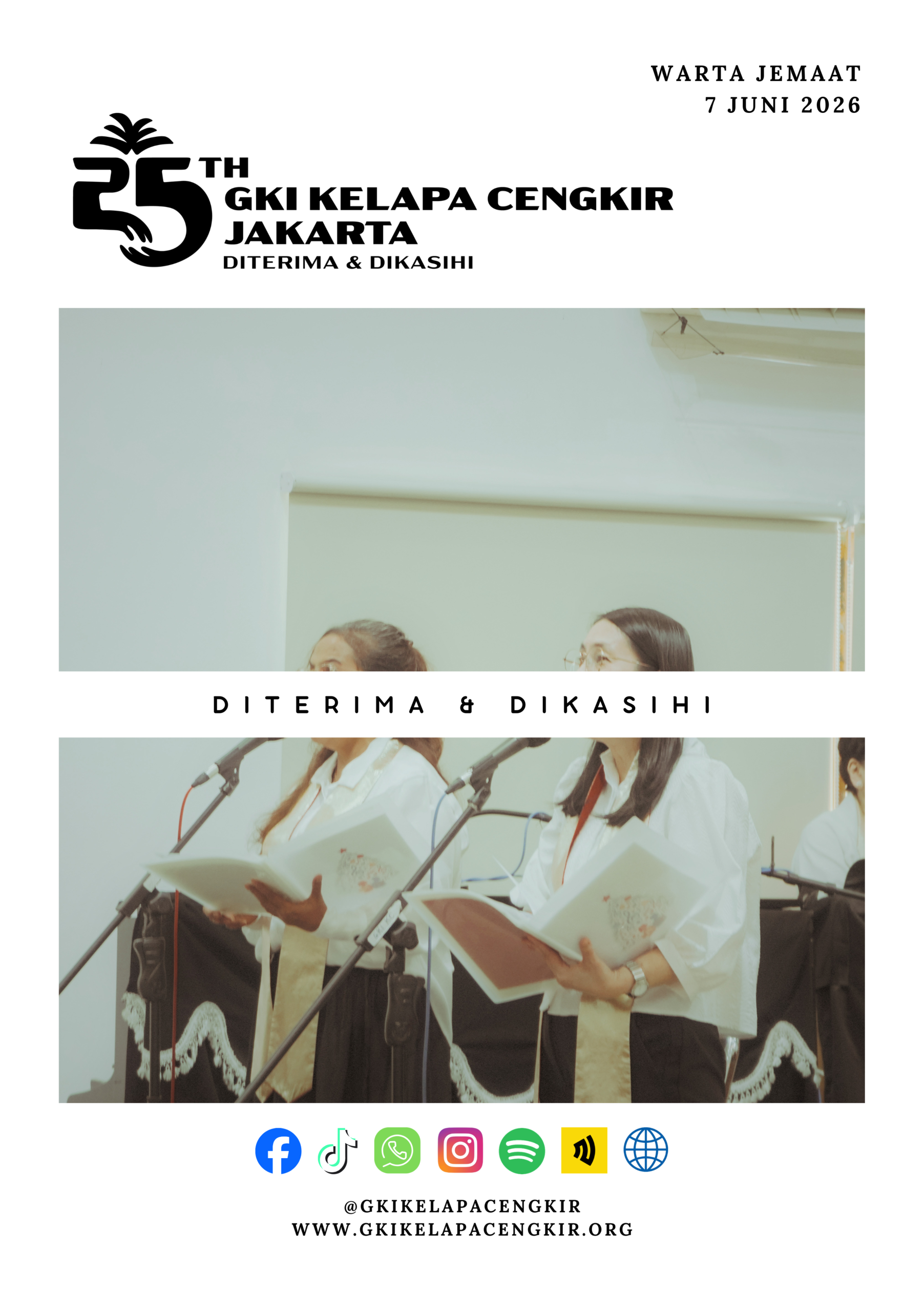 Warta Jemaat GKI Kelapa Cengkir – 7 Juni 2026