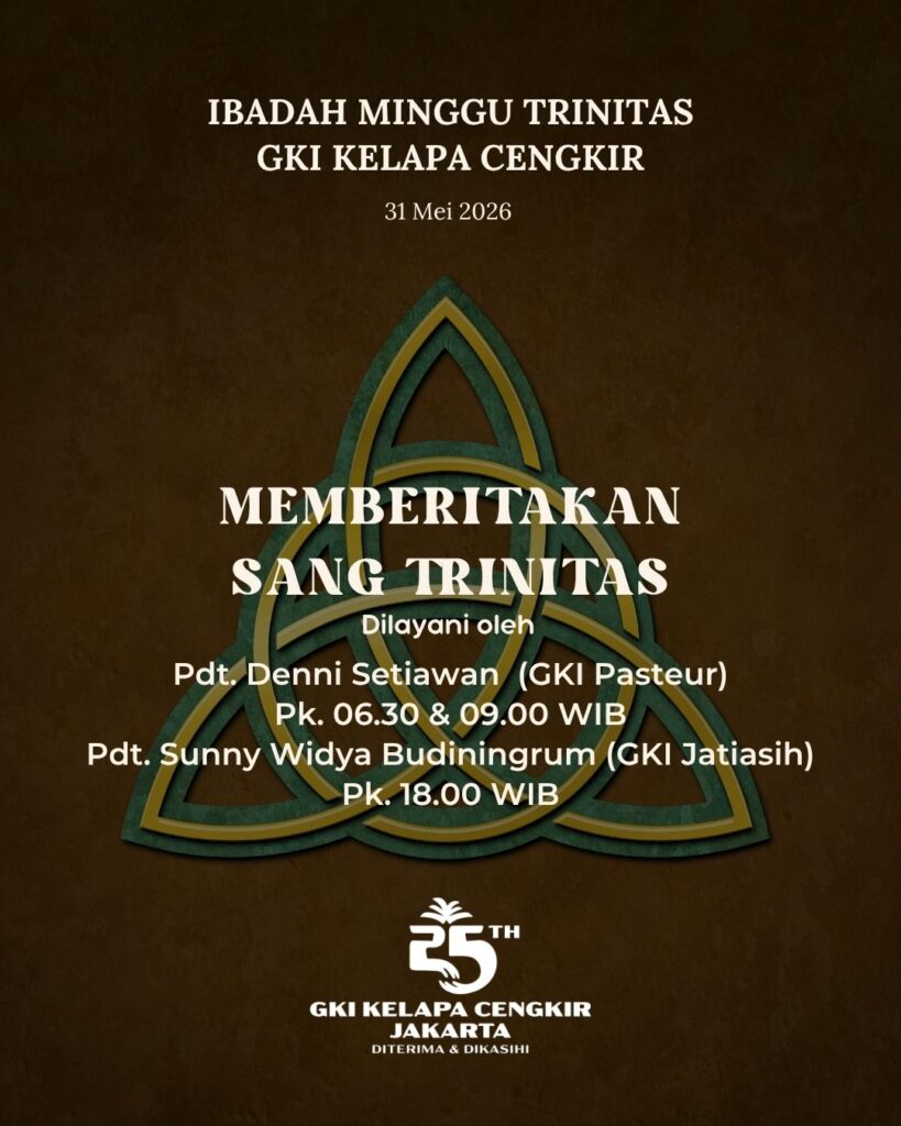Liturgi Minggu Trinitas 31 Mei 2026
