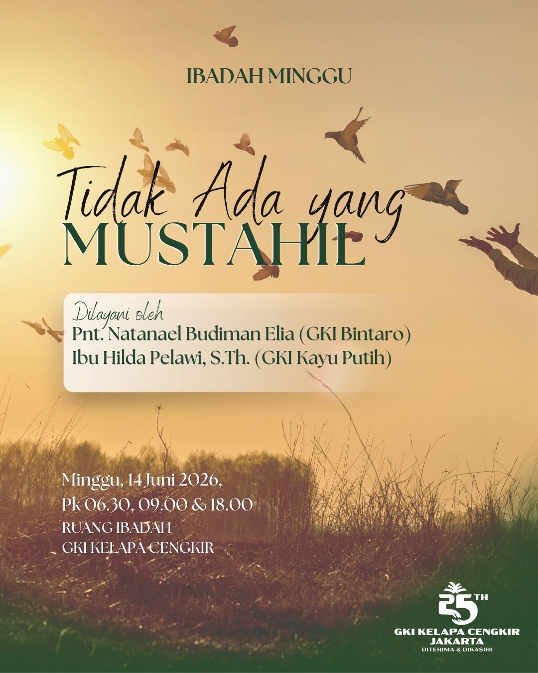 Liturgi Minggu 14 Juni 2026