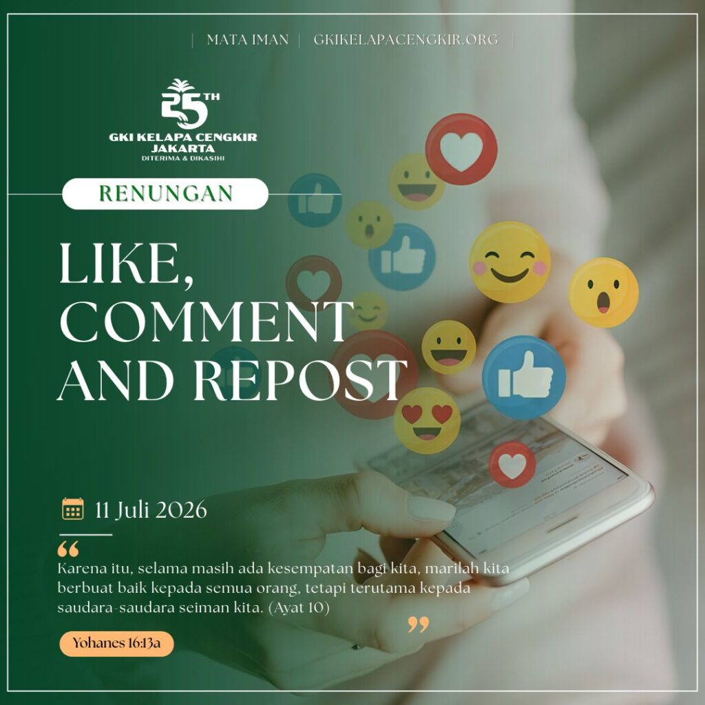 Mata Iman #2290: Like, Comment and Repost
