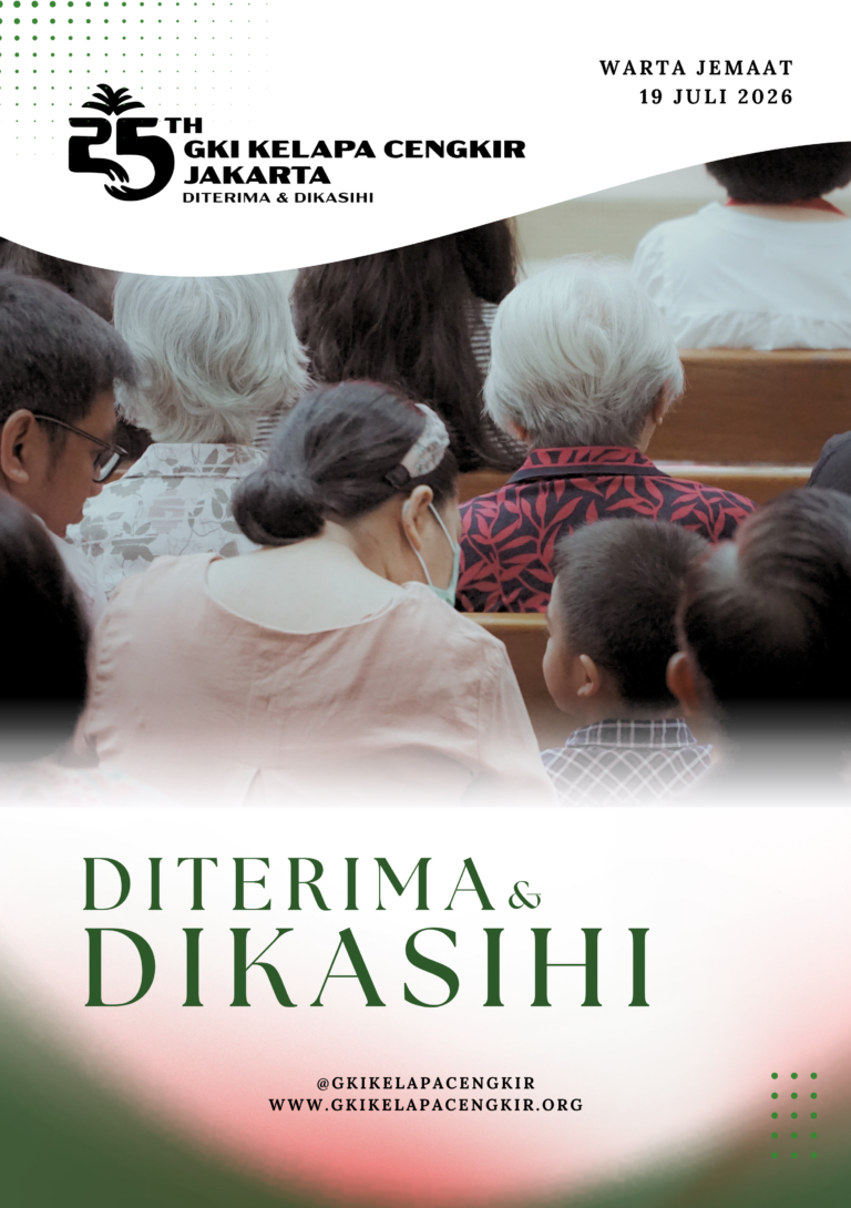 Warta Jemaat GKI Kelapa Cengkir – 19 Juli 2026