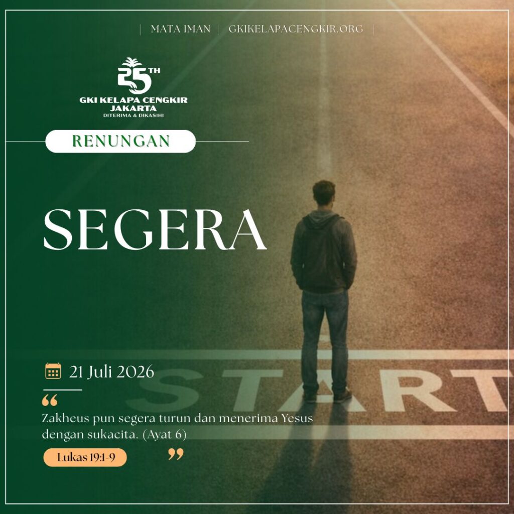 Mata Iman #2298: Segera