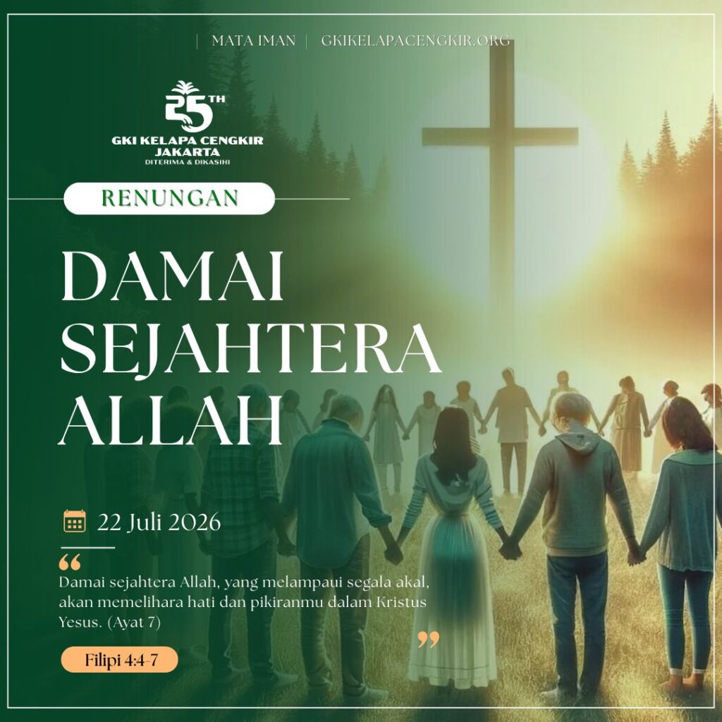Mata Iman #2299: Damai Sejahtera Allah