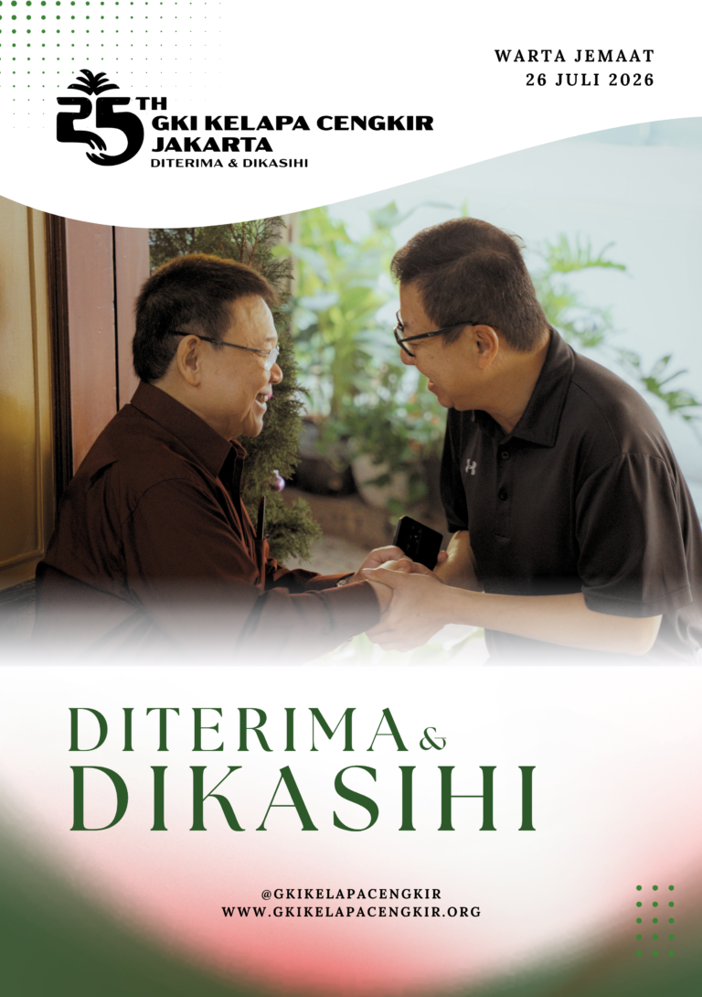 Warta Jemaat GKI Kelapa Cengkir – 26 Juli 2026
