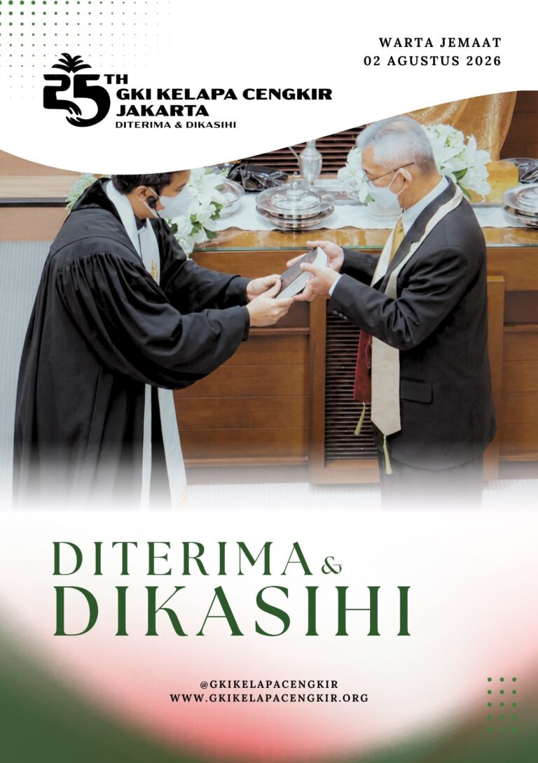 Warta Jemaat GKI Kelapa Cengkir – 2 Agustus 2026