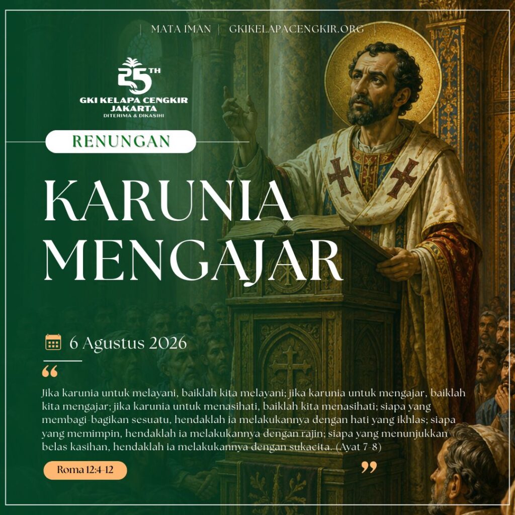 Mata Iman #2312: Karunia Mengajar