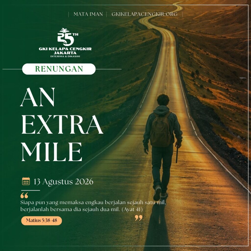 Mata Iman #2318: An Extra Mile
