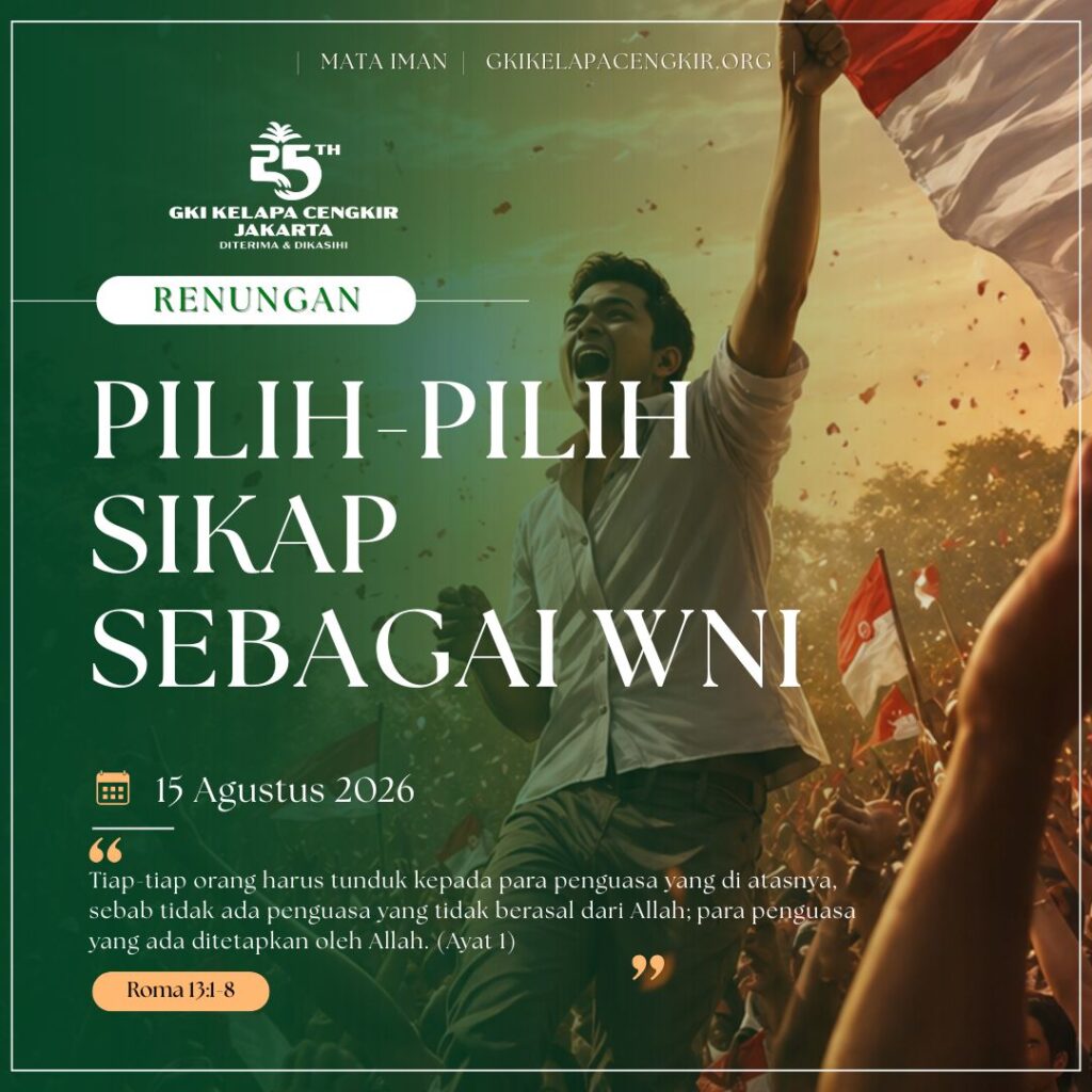 Mata Iman #2320: Pilih-Pilih Sikap Sebagai WNI