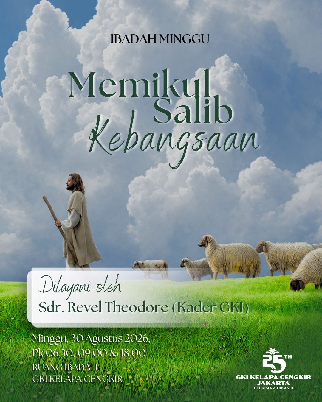 Liturgi Minggu 30 Agustus 2026