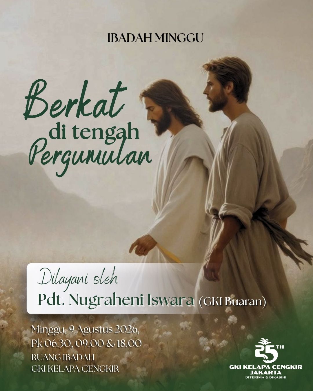 Liturgi Minggu 9 Agustus 2026