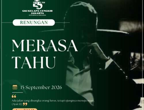 Mata Iman #2346: Merasa Tahu