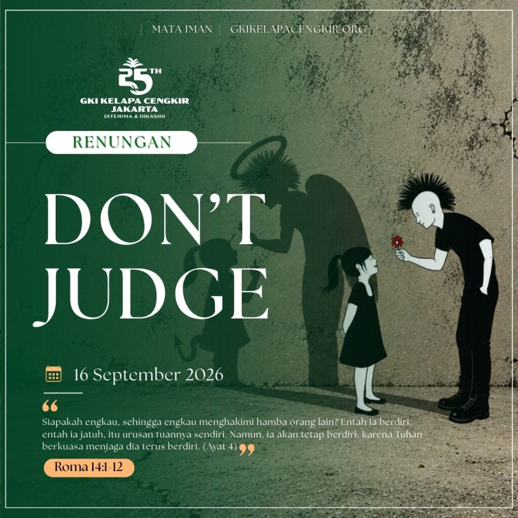 Mata Iman #2347: Don’t Judge