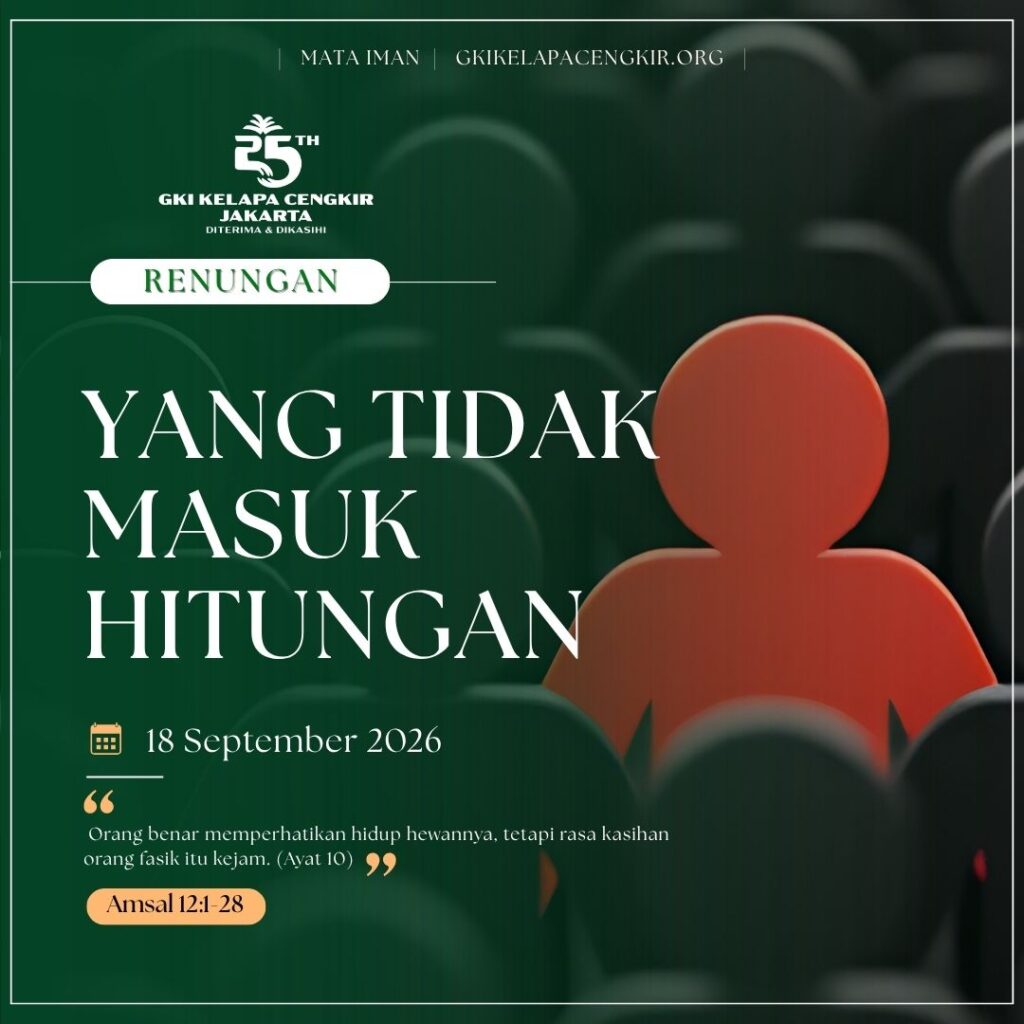 Mata Iman #2349: Yang Tidak Masuk Hitungan