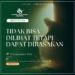 Mata Iman #2353: Tidak Bisa Dilihat Tetapi Dapat Dirasakan