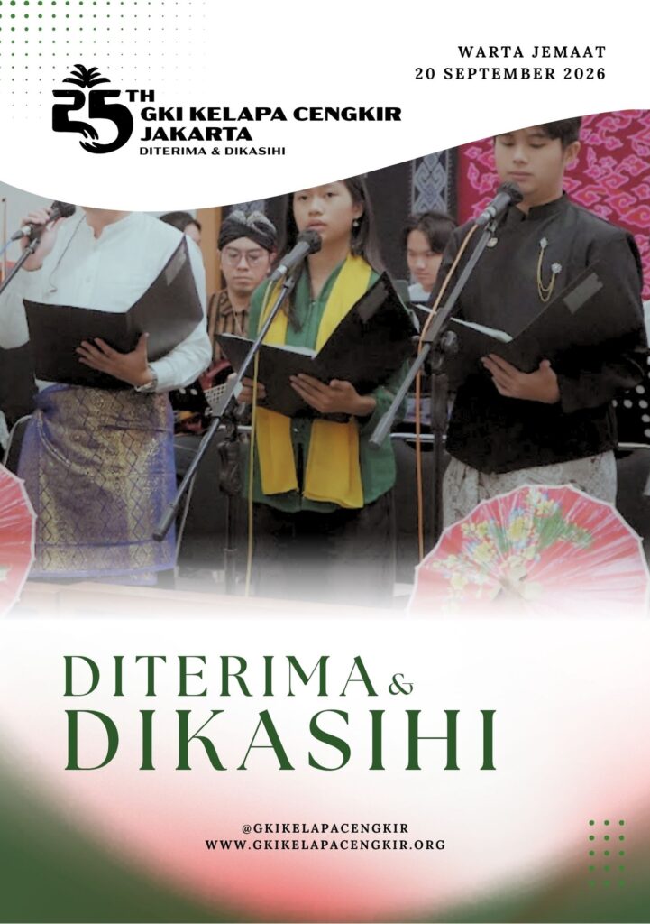 Warta Jemaat GKI Kelapa Cengkir – 20 September 2026