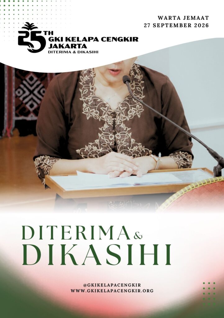 Warta Jemaat GKI Kelapa Cengkir – 27 September 2026