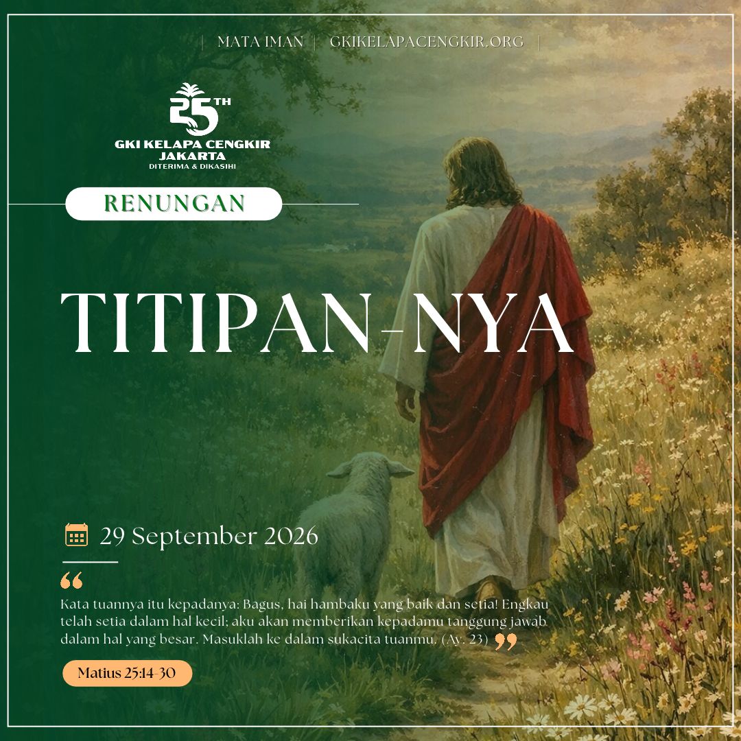 Mata Iman #2358: Titipan-Nya