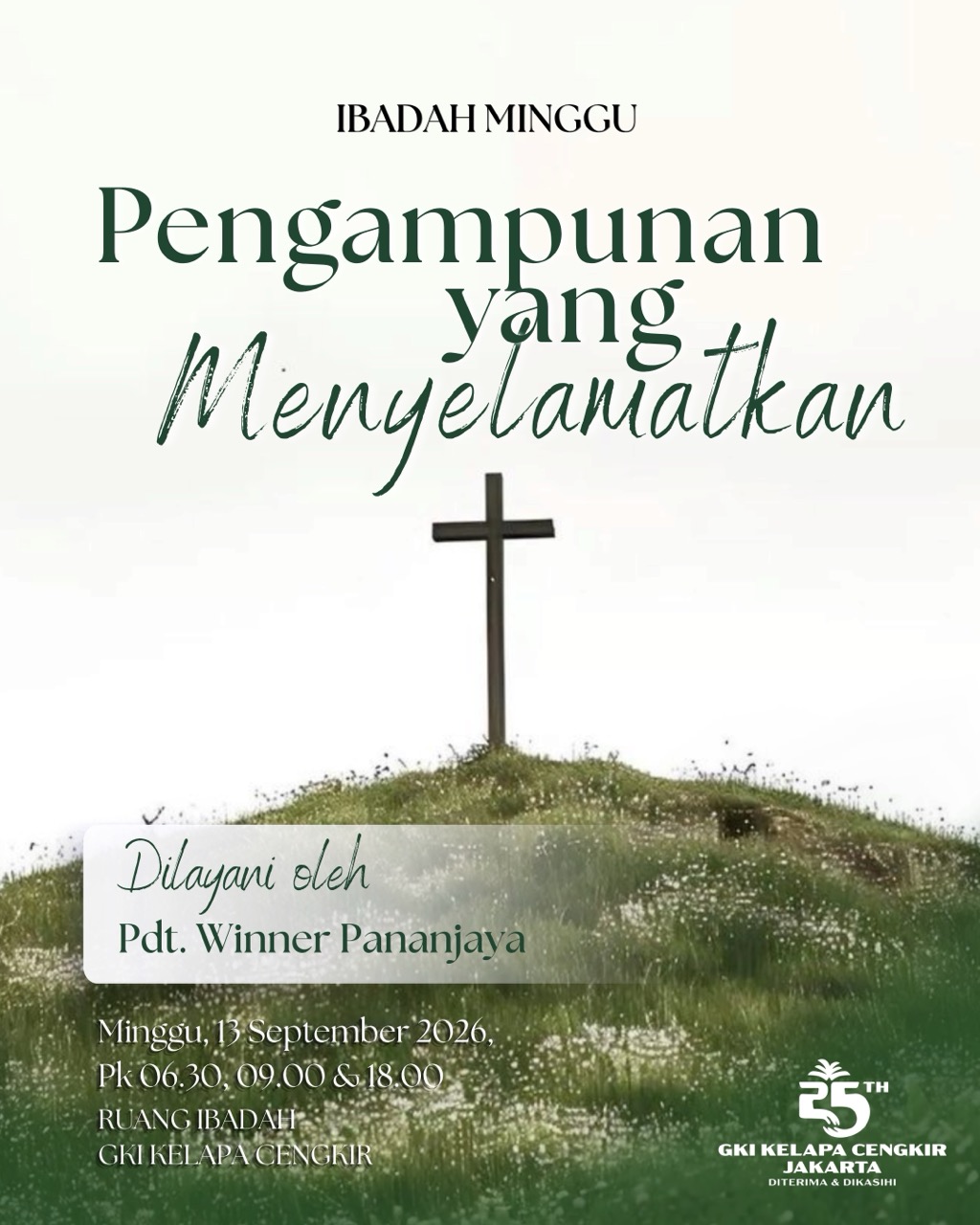 Liturgi Minggu 13 September 2026