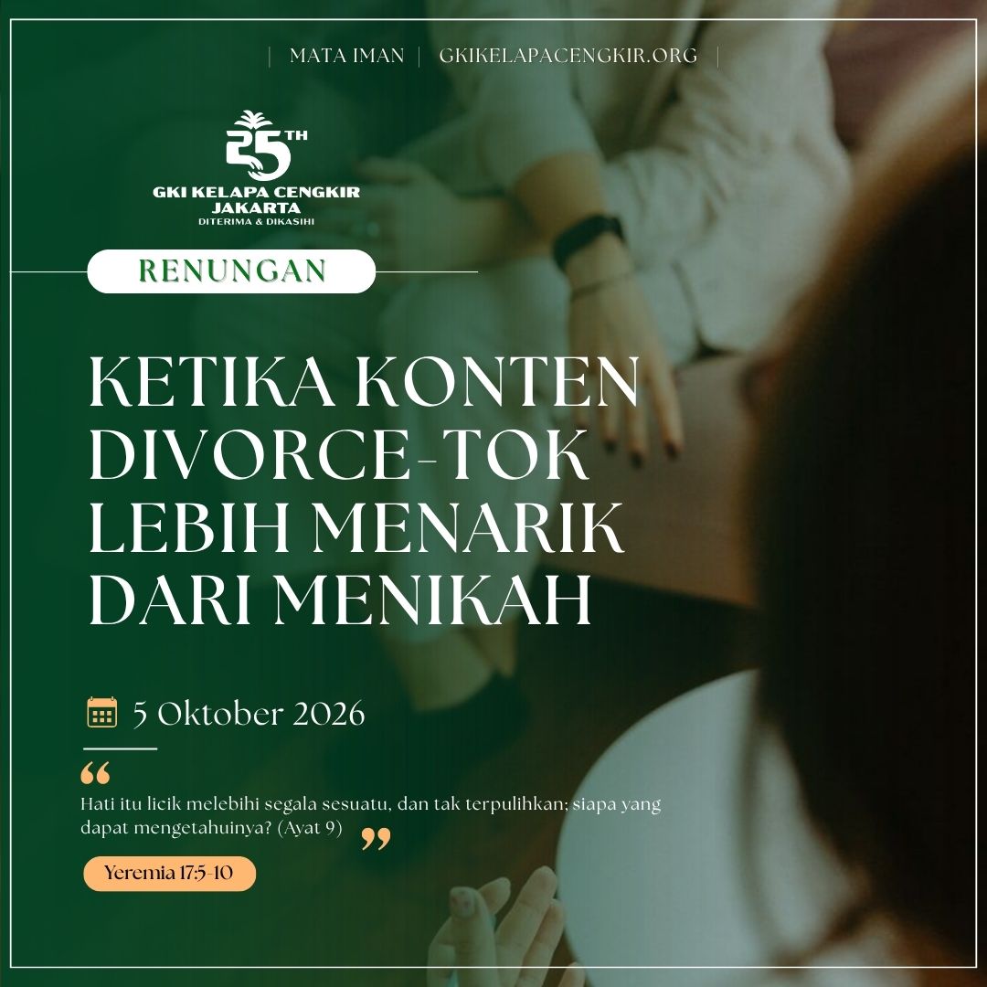 Mata Iman #2363: Ketika Konten Divorce-Tok Lebih Menarik dari Menikah