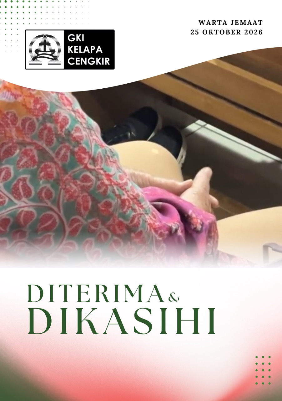 Warta Jemaat GKI Kelapa Cengkir – 25 Oktober 2026